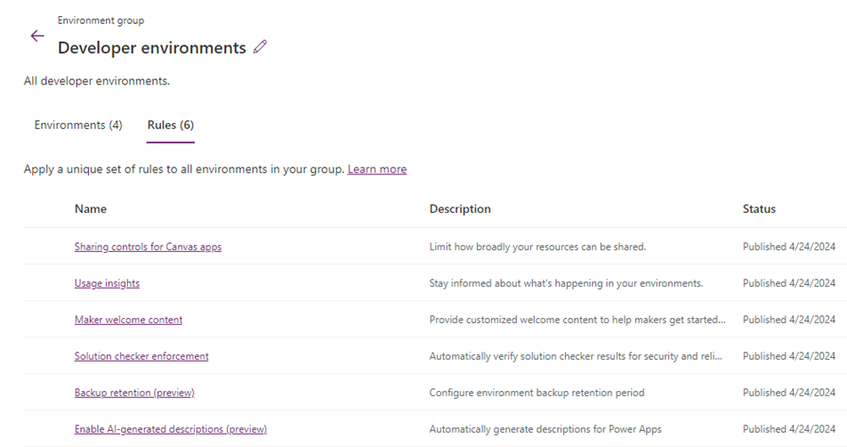 4 Steps to Enable Environment Routing in Power Platform - Environmnet Rules